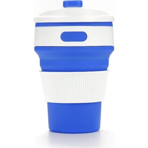 Travel Coffee Cup Fold Stretch Water Cup Portable Public Health Water Cup Outdoor Drinking Water Functional Cup Kitchen E11565