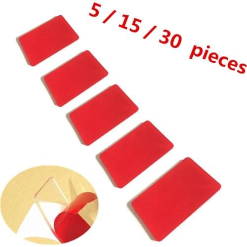 For Car Rain Sensor Double Sided Transparent Glue Stickers Self Adhesive Front Windshield High Strength Heat Resistant Gel Pad
