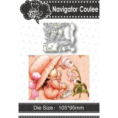 Cutting mold 2021 Girl Flowers Dead Scrapbook Metal Die Cutting Die Chicken Breast Template Clear Stamp Craft Creative Cutting