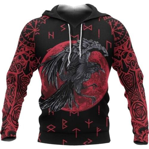 Viking Tattoo 3D Printed Hoodies Harajuku Fashion Sweatshirt Women Men Casual Pullover sudadera hombre Drop Shipping 01