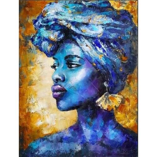 Full Square/Round Woman portrait icon Drill DIY Diamond Painting Cross Stitch set Needlework Embroidery Mosaic Decoration Gift