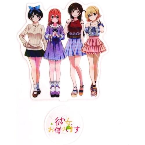 Kanojo Okarishimasu Kanokari Ichinose Chizuru Mami Ruka Sumi acrylic standee figurines cake topper anime desk decoration