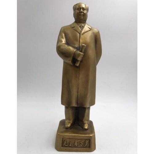 China brass great leader Chairman MAO crafts statue