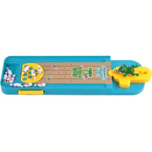 Mini Desktop Frog Bowling Game Parent-child Interaction Educational Toy for Children