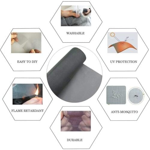 Indoor Insect Mosquito Nets Mesh Window Screen Anti Mosquito Net Customizable DIY Polyester Summer Whole Roll Bug Room Curtain