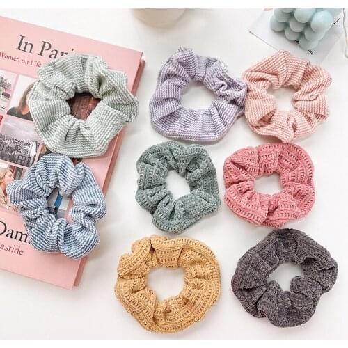 2020 New Women Girls Elegant Sweet Nylon Elastic Hair Bands Lady Lovely Soft Scrunchies Rubber Bands Female Hair Accessories