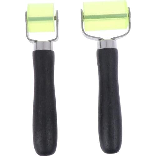 1pc 3cm/5cm Car Sound Deadener Interior Parts Durable Rubber Clear Application Roller Rolling Wheel Voice Insulation