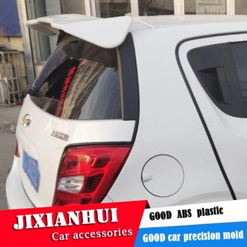 For AVEO Spoiler 2011-2017 Chevrolet AVEO Spoiler JSDK ABS plastic Material Car Rear Wing Color Rear Spoiler