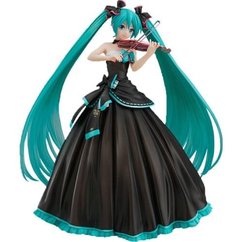 Vocaloid Hatsune Violin Symphony 2017 Anime Figure Pvc Model Cartoon Toy Desktop Ornaments Cartoon Figure Model Anime Toys Gift