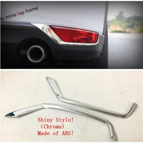 Yimaautotrims ABS Exterior Rear Tailgate Fog Lights Lamps Eyelid Eyebrow Cover Trim For Mazda CX-5 CX5 2017 2018 2019 2020 2021