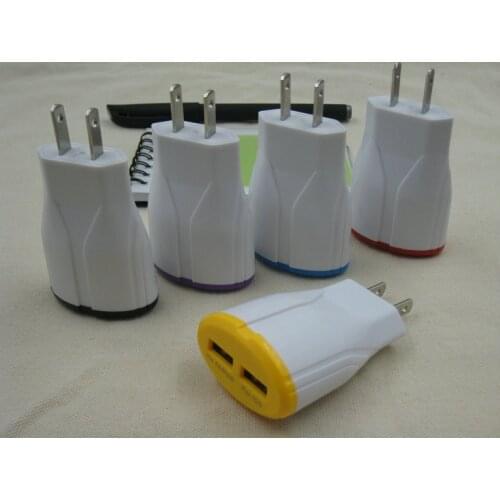 Butterfly USB Charger Travel Wall Charger Adapter Portable EU US Plug Smart Mobile Phone Charger for iPhone Samsung 100pcs