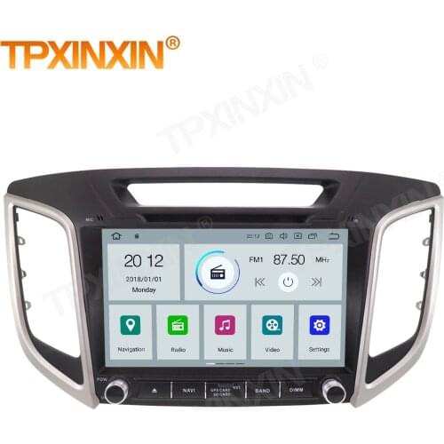 2 Din Carplay Android Radio Receiver Multimedia Stereo ForHyundai IX25 2014 2015 2016 2017 2018 2019 BT Recorder Audio Head Unit