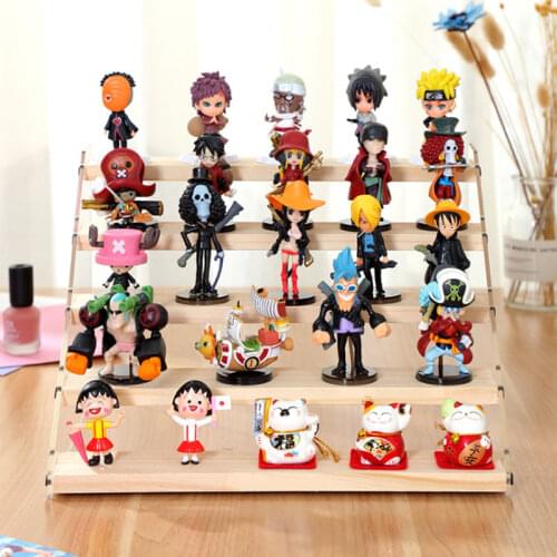 Acrylic Wooden Fingle Toys Display Shelf Glasses Rack Bracelets Jewellery Perfume Nail Polish Lipstick Display Stand Packaging