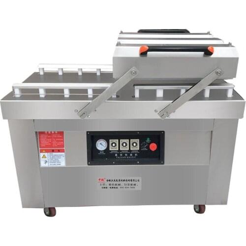 Automatic Vacuum Food Sealer Double Chamber Vacuum Dry-Wet Vacuum Sealed Baking Sealing Machine Steel Sealing Machine DZ-600