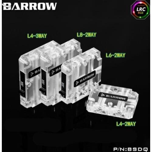 Barrow BSDQ2 / BSDQ3, SLI / CF Bridges Water Block, For Barrow Graphics Card Cross Fire, LRC1.0 12v 4pin Lighting