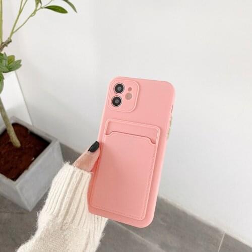 Phone Case For iPhone 12 Mini 11 Pro X XR XS Max 7 8 Plus SE 2 Fashion Wallet Funda With Card Holder Soft TPU For iPhone 11 Case