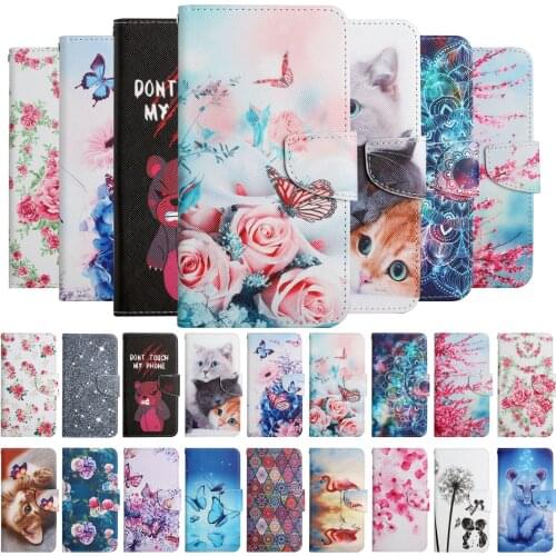 Note 20 Painted Leather Cases for Galaxy A21S A71 A51 A41 A31 A02 A20S A10S A70 A50 A11 Cover Wallet Shockproof Flip Phone Bags