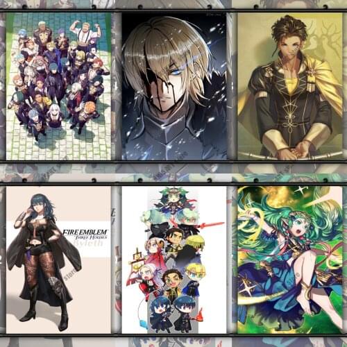 DIY Diamond Mosaic Anime Diamond Painting Emblem Three Houses Byleth Embroidery Cross Stitch Kits Christmas Home Decoration