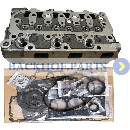 Complete Cylinder Head + Full Gasket Kit 15532-03040 for Kubota Engine D950 D950A