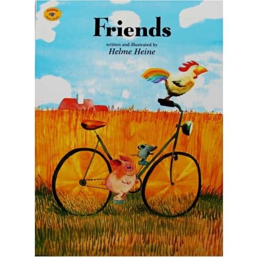 Friends By Helme Heine Educational English Picture Book Learning Card Story Book For Baby Kids Children Gifts