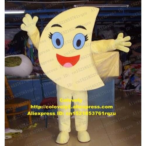La Luna La Lune Diana Moon Mascot Costume Adult Cartoon Character Outfit Suit Family Outings Opening Reception zz5767