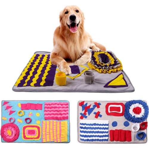 Dog Playing Toys Pet Training Mat Dog Feeding Mat Snuffle Cushion Training Feeding Stress Release Pad Foraging Skill Puzzle Toys