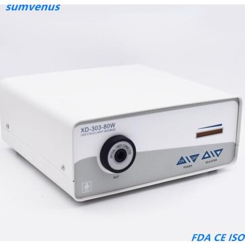 Optical Fiber Endoscope Microscope LED 80W Cold Light Source Surgical endoscopy endoscopic Medical Operation light source