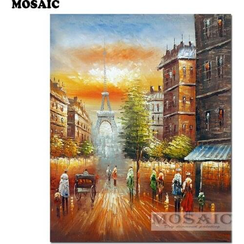 Diamond embroidery kits diy 5d diamond painting mosaic pattern picture of rhinestones crystals colorful Sunset Landscape A24