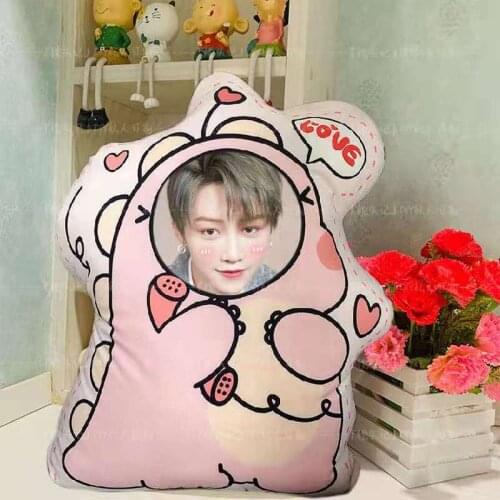The Nine Liu Yuxin Humanoid Pillow Real Photos Waiting Surrounding Shaped Pillow Cartoon Doll Doll Waist Cushion Decor Fan Cheer