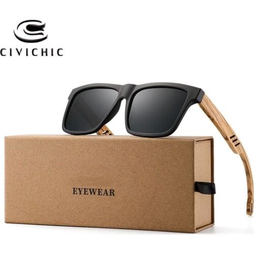 Chic Wooden Polarized Sunglasses Women Bamboo Glasses Men Brand Designer Gafas De Sol UV400 Eyewear Mirror Lens Lunettes CN8029
