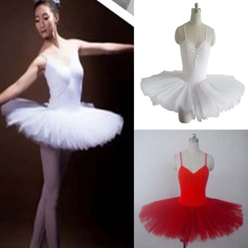 New Arrivals Adult White Professional Tutu Women Ballet Dance Dress Fashion Dance Costumes women Ballet TUTU high quality