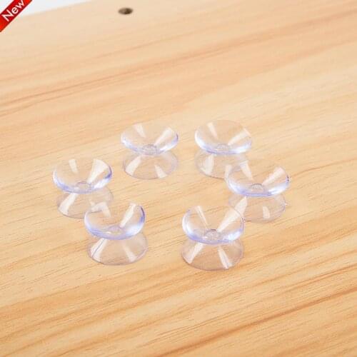 10Pcs Small Suction Cup Without Trace Pvc Double Sided Suction Cup - Sucker Pads For Glass Plastic Suction Cup Plastic
