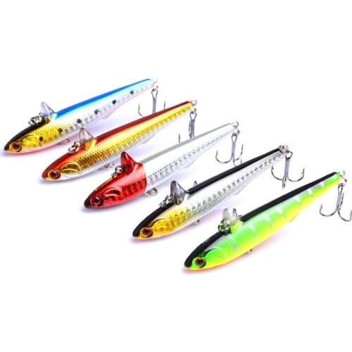 100pcs YUZI Brand Fishing lure 9cm Fishing Tackle 14.5g Pencil Lure 5 color Crankbaits fishing bait 6# Hook