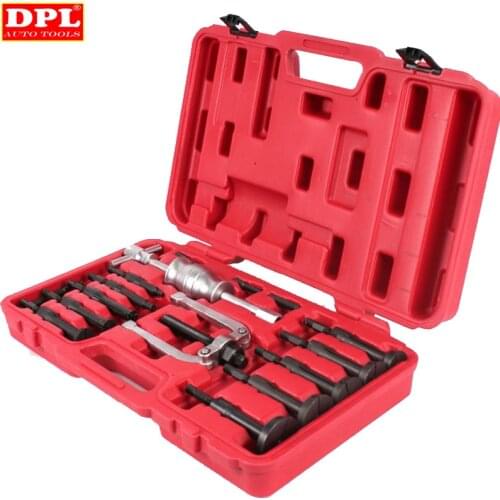 16PCS UNIVERSAL CAR BLIND HOLE PILOT BEARING PULLER INTERNAL EXTRACTOR INSTALLATION REMOVAL TOOL KIT W/ SLIDE HAMMER TOOL
