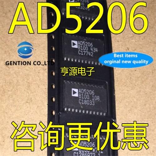 2Pcs AD5206 AD5206B AD5206B10 AD5206BRUZ10 in stock 100% new and original