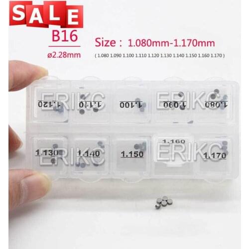 50pcs/Lot B16 1.08-1.17mm Common Rail Fuel Injector Adjust Shims Gasket Washer for Bosch