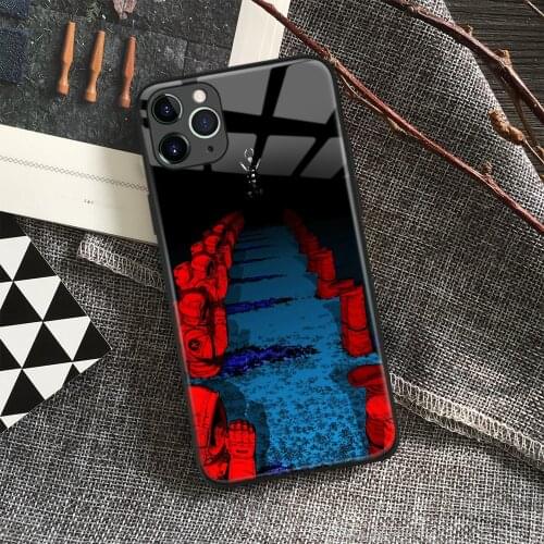 Darkness Devil Chainsaw Man Anime Soft Silicone Glass Phone Case for IPhone SE 6s 7 8 Plus X Xr Xs 11 12 Mini Pro Max Samsung