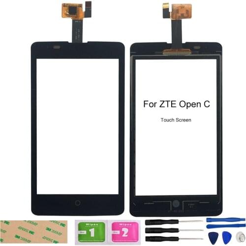 4.0'' Screen For ZTE Open C Touch Screen Digitizer Front Class Panel Lens Sensor Assembly