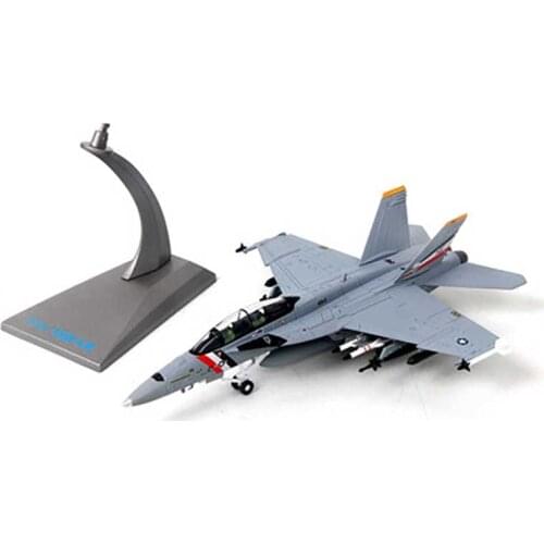 F18 American Hornet Fighter 1:100 Scale F/A-18F Aircraft Airplane Model Alloy Diecast Military Plane Model Toys F collectible