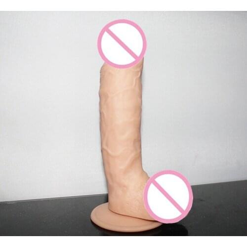 HOWOSEX Brand Long Dildo Big 24*5.3cm Huge Dildos Large Dong Realistic Penis Anal Toy for Women Adult Erotic Sex toys for woman