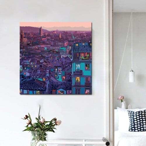 Illustrator Pierpaolo Rovero Wall Art Canvas Painting Posters Prints Modern Painting Wall Picture For Living Room Home Decor Art