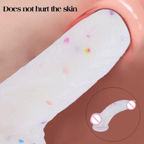 Soft Jelly Silicone Dildo Jouet Sexuel Lesbian Sexshop Sex Toys Adult For Couples Erotic Gode Strapon Consolador Anal Penis Dick