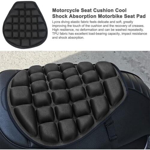 Motorcycle Air Seat Cushion Cover Motorcycle Seat Cover Air Pad Pressure Relief Protector For Cruiser Sport Touring Saddles Pads