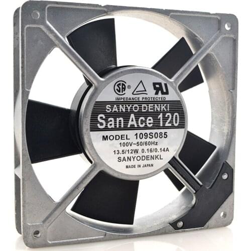 New original 109S085 100V 0.16A 12025 12CM axial fan