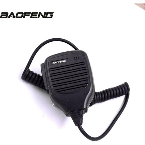 Baofeng Practical Shoulder Handheld Speaker Mic 2 Pin for BaoFeng KENWOOD TYT HYT Walkie Talkie ham Microphone