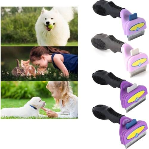 Pet Cat Hair Removal Comb Dogs Beauty Brushes Puppy Kitten Cat Hair Shedding Cat Trimmer Combs Pets Grooming Tools