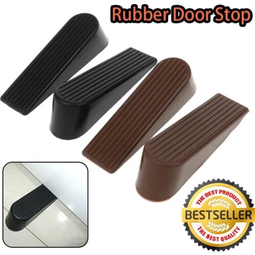 Rubber Door Stop Stoppers Door Block Children Anti-Folder Hand Security Door Card Hanging Door Stop