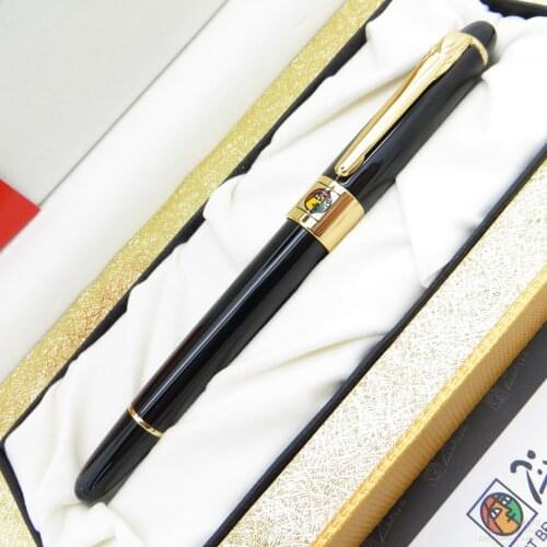 Picasso Munich Jazz Fountain Pen Black-Gold 18Kt. | Picasso Pen | İsme Special Pen