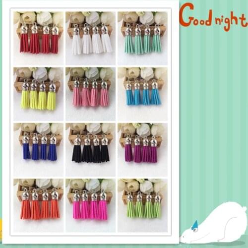 10pcs Artificial Leather Velvet Terylene Tassel Pendant for jewerly bags chains