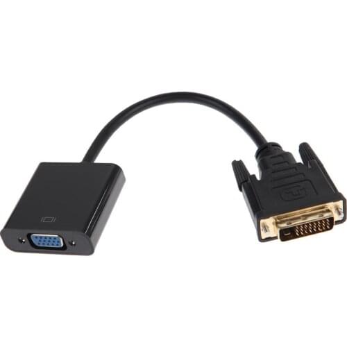 1080P DVI-D 24+1 to VGA HDTV Converter Monitor Cable for PC Display Card